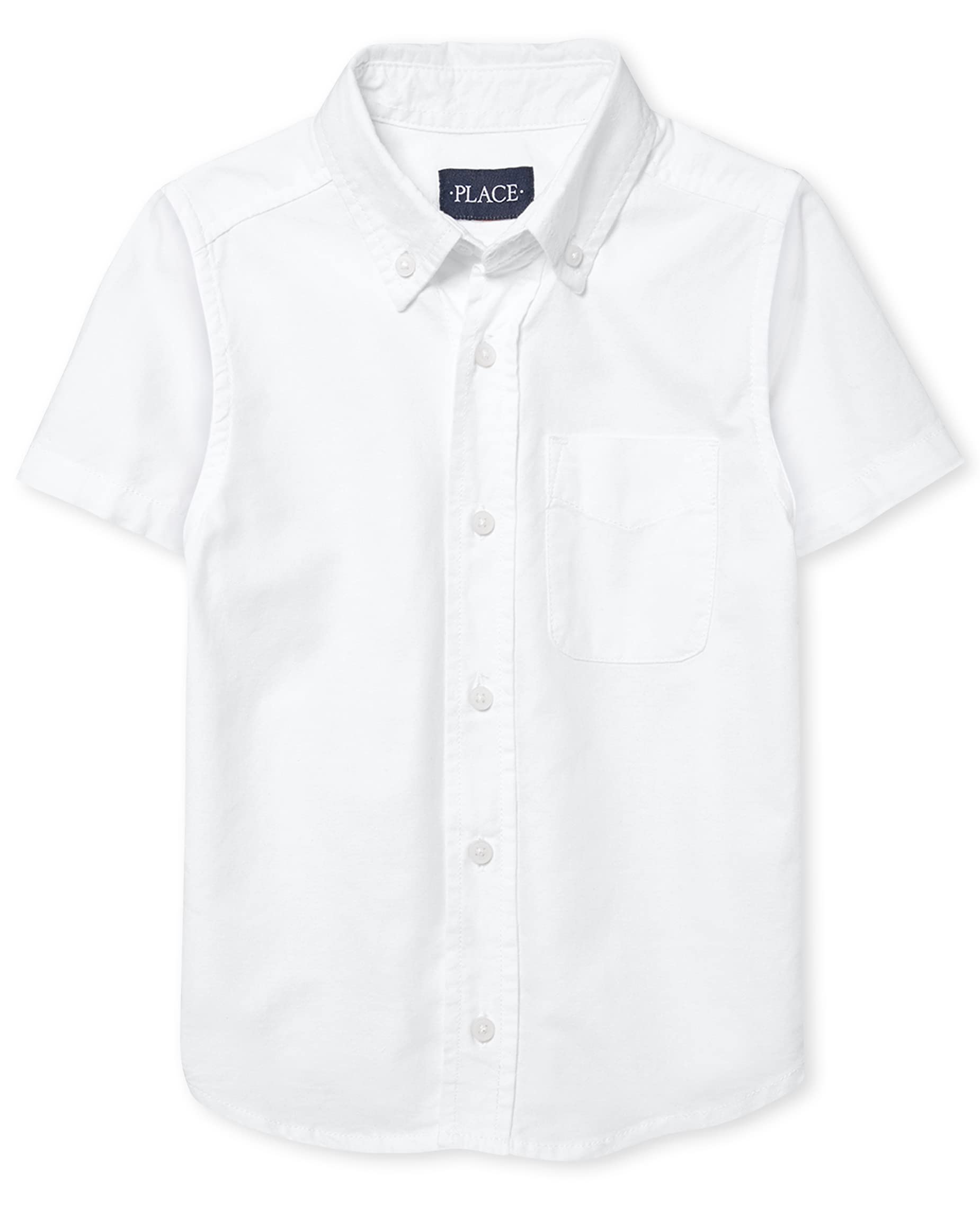 The Children's Place Boys Short Sleeve Oxford Shirt - Comfortable Fit for Kids | Casual and Stylish | Perfect for Schoo